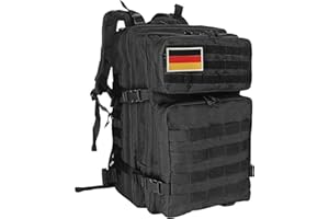 Oreunik Militär Rucksack Herren,45L Wasserdicht Taktischer Bundeswehr Rucksack Molle Rucksäcke Survival Backpack für Wandern im Freien Trekking Camping Wandern Angel Reise Arbeit