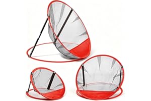 Jucoan 3 Pack Golf Chipping Net, 3 Sizes Pop Up Golf Target Practice Net for Indoor and Outdoor Use, Great Gifts for Men, Husband, Golfers