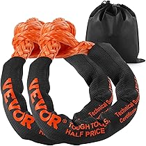 Corda Di Traino Per Auto - 13 Piedi Con Gancio A U - Resistente Fino A 5 Tonnellate - Foto 13