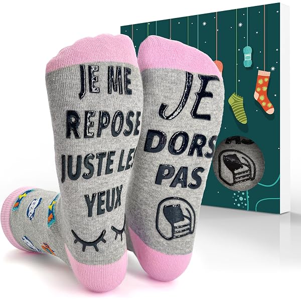 Chaussettes Cadeau 40 Ans Femme - Broderie "39+", Confortables, Antidérapantes, Taille 39-42 - 2