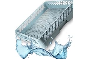 FAIMEX Kerafactum Spülkorb 50x50 cm aus BPA-Free Kunststoff feine Struktur, graublau Spülmaschinenkorb für Bestecke, feinmaschig, stapelbar, erweiterbar universell für Gastro Spülmaschine All Purpose Rack