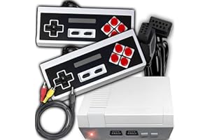 Retoo Consola de juegos Classic Retro, consola de videojuegos con 620 juegos integrados y 2 mandos a distancia, salida AV, consolas clásicas, juegos de 8 bits para niños y adultos, juegos infantiles