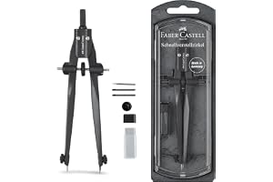 Faber-Castell 174530 Snabbjusteringskompass, Svart, Ø 0, 340 mm