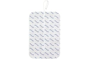 AXION Électrodes compatibles électrostimulation TENS EMS - 2 electrodes 180 x 110 mm - pads patch pour électrostimulateurs TENS et EMS avec connexion à fil 2 mm