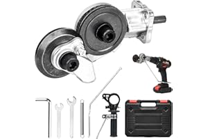 ALFFREUDE Blechschere Elektrisch, Die Zweite Generatio Blechschneider Akkuschraube, Blechknabber Aufsatz Handbohrmaschine, Blechschneider zum Schneiden Von Eisen, Stahl, Kupfer, Aluminium