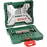 Bosch Accessories Set da 33 pz. di punte e bit avvitamento X-Line (per legno, muratura metallo, accessori trapano cacciavite)
