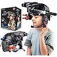 Tactipro Police kids toy soldier Army SWAT Helmet Commander Set. Includes Removable Accessories Torch, megaphone led scope, dart toy gun & 4X Binoculars, for hours of fun