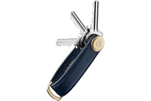 PORTACHIAVI ORBITKEY 2.0 Leather Saffiano Oxford Navy