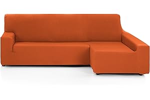 Martina Home Tunez, Copridivano elastico, Arancione, BRAZO DERECHO (visto de frente) 240 cm a 280 cm