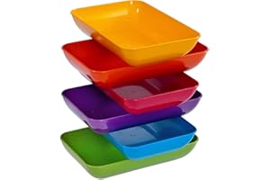 Betzold - Materialschalen-Set aus treeNside-Material 6 Stück - Bastelschalen Plastikschalen Kindergarten