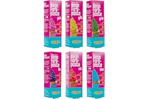 ‎DECOCINO Decocino Neon Lebensmittelpaste 6er Set – hochdosierte Lebensmittel-Farbe – zum Einfärben von Kuchen, Torten, Muffins, Cupcakes – geschmacksneutral