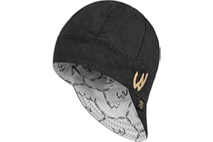 Welder Nation Unisex Safety Cap, Black/Gold, 61, Black / Gold-Coloured