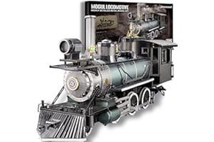 Piececool Puzzle 3D Maqueta Metal, Tren de Vapor Puzzles 3D Maquetas para Montar, Maquetas para Construir Adultos y Adolescentes