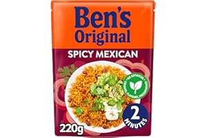 BEN'S ORIGINAL Spicy Mexican Microwave Rice Pouch 220g - Serves 2