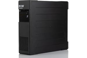 Eaton Onduleur Ellipse PRO 850 IEC - Line Interactive UPS - ELP850IEC - Puissance 850VA (4 prises IEC) - Régulation Tension (AVR) - UPS avec Afficheur et Interface USB (cable USB inclus) - Noir