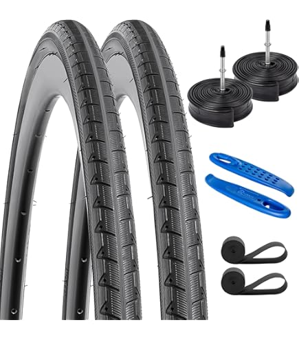 2 X Bicycle Tires 28 700 X 35 Inner Tubes Black Tires 28 1 5/8 3/8 (37-622) For City Bike Trekking 28 Inch - View #8