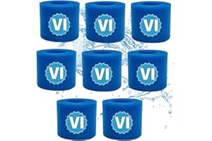 TTOKGZG Typ VI Schwammkartusche, Typ VI Spa-Filter und Filter, für Bestway Spa-Ersatzfilter, für SaluSpa 90352E, für Lay-Z Spa-Filterpumpe (8 STK)