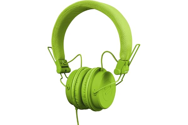 Reloop RHP-6 green - casque DJ et lifestyle ultra compact avec basses profondes, médiums accordés et aigus transparents, construction fermée, vert