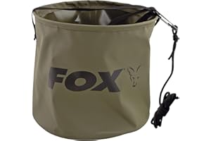 Fox Collapsable Large Water Bucket inc Rope/Clip - 10 L Falteimer
