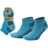 GoWith Unisex Alpaka Y&uuml;nl&uuml; Termal Tam Havlulu Y&uuml;r&uuml;y&uuml;ş Outdoor Hiking Ayak Bileği Boyu Kısa Patik &Ccedil;orap 6007