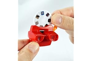 WORLDS SMALLEST World's Smallest View Master - Miniature Version of the Classic Toy. Fully Playable and Accurate Replica of the Original - Retro Toy Includes Reel with Images to View
