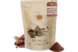 MYSUPERFOODS Organic Cacao/Cocoa Powder 200g | Pure & Unsweetened | Mood Enhancer & Cardiovascular Health | Natural Source of Magnesium | Perfect for Smoothies, Baking & Hot Chocolate | Non-Alkalised, Vegan