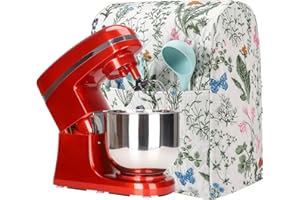 CEMGYIUK Standmixer-Abdeckung, Blumen- und Pflanzen-Küchenmischer-Abdeckung, kompatibel mit 5–8 Qt Kitchenaid Hamilton Mixern, Küchenhelfer-Abdeckungen, Pioneer Frau Küchenhelfer-Mixer