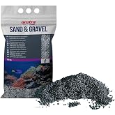 Amtra Black Ceramized Quartz, Fine Quartz Aquarium Sand, For Freshwater or Saltwater, Grain 2-3mm, Quantity 10 kg