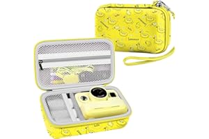 Leayjeen Paquete de Cámara Instantánea para Niños Compatible con Uleway/Hangrui/TOYOGO/Gofunly/Ushining, 3 a 12 Años para Cámara Instantánea para Niños Regalos Juguete (Solo Funda)