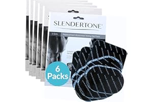 Slendertone Lot de 6 paquets de coussinets en gel pour ceinture abdominale