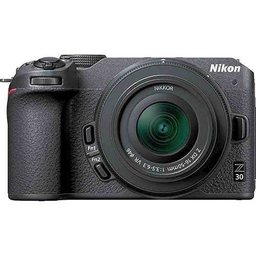 Nikon Digital Camera Z 30 kit with NIKKOR Z DX 16-50mm f/3.5-6.3 VR - Black