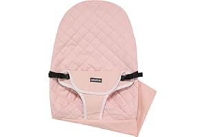 iGRATENS Stoffsitz für Babywippe – Baby Björn, Babywippenbezug, kompatibel mit Balance Soft & Bliss Modell, 100% Baumwolle, hautfreundlich, maschinenwaschbar, Rosa