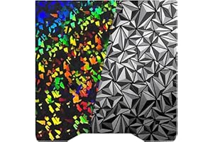 HzdaDeve 265 x 280 mm para placa de construcción Hi Combo PEI PEO hoja lisa de doble cara cama climatizada de acero para muelles plataforma flexible para impresora Creality Accesorios Reemplazo (PEO+