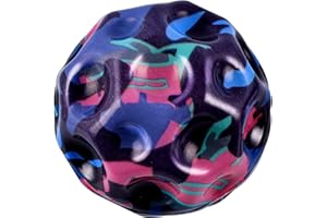 PAYFULLY Astro Jump Ball, 7cm Moon Ball, Hohe Springender Gummiball, Space Ball Bounce Ball Jumpball Mondball Galaxy Ball für Kinder Gift