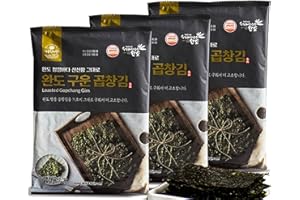 ‎EASYCOOKASIA Wando to World 237 Gerösteter Seetang 20gx3 | Perfekt für Gimbap, Sushi und als gesunder Snack | Reich an Umami, ideal mit Sojasauce oder Dips