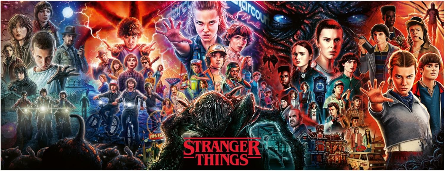 Ravensburger - Puzzle 1000 Piezas Stranger Things | Puzzle Adultos 70x50cm | Puzles 1000 Adultos | Rompecabezas Niños +14 Años | Puzzles 1000 Piezas De Stranger Things