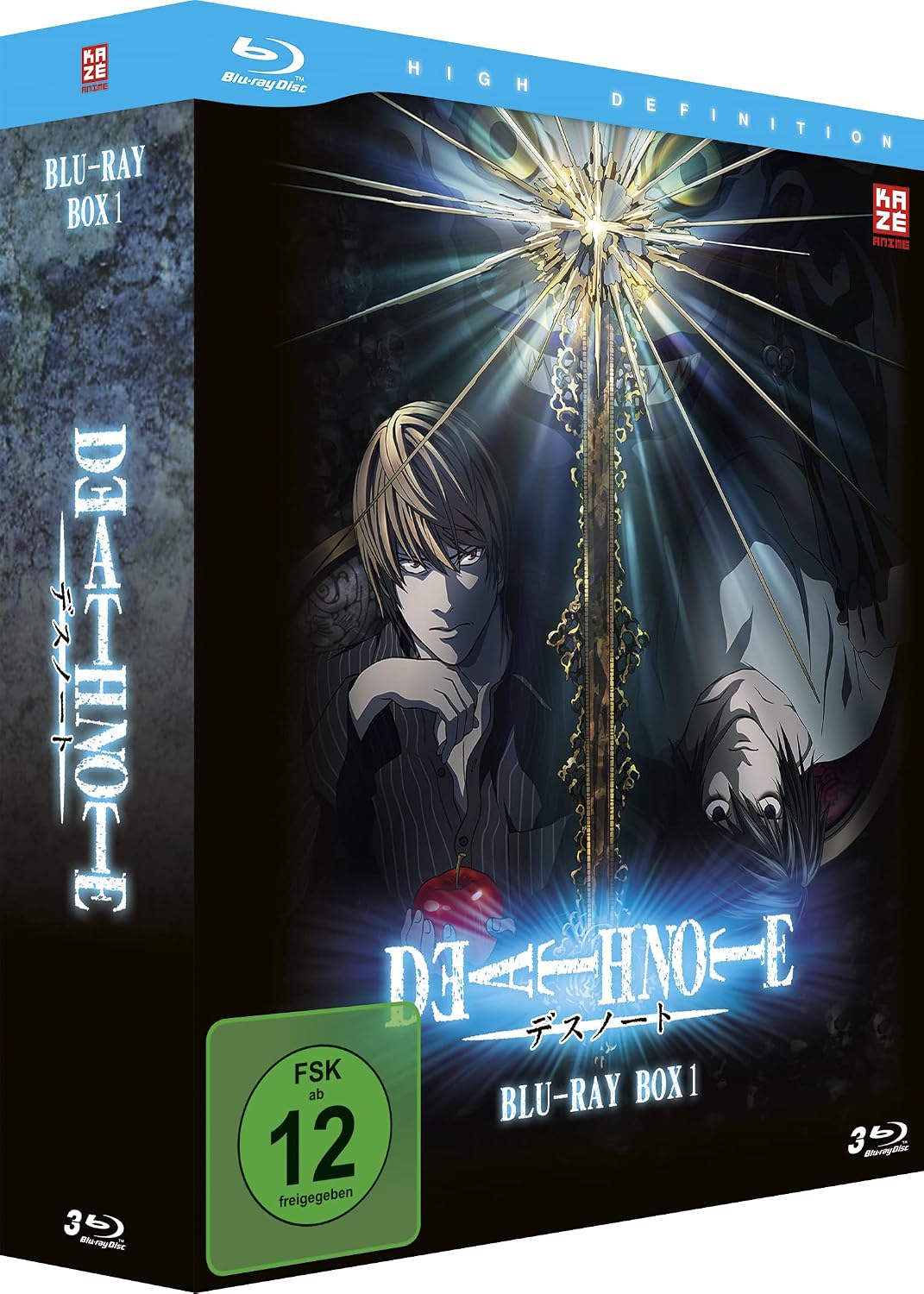 Prise en Main & Utilisation au Quotidien : Death Note - Blu-ray-Box 1 Episode 01-18 3 Bl