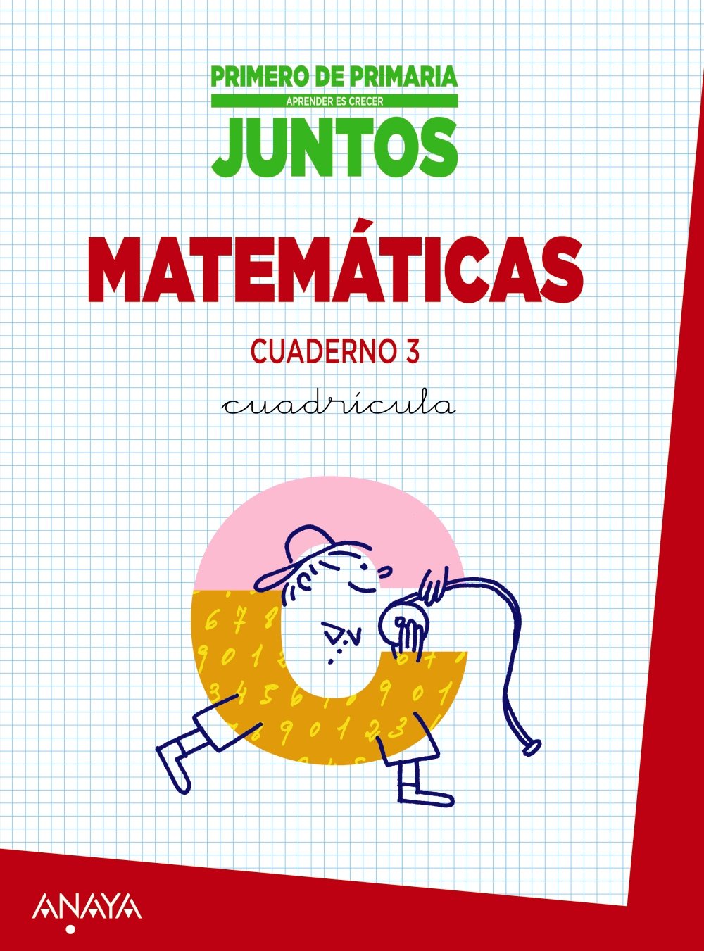 Aprender Es Crecer Juntos. Cuadrícula. Cuaderno De Matemáticas 3