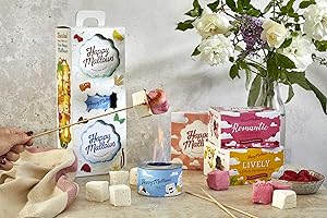 Happy Mallows Gourmet Marshmallows | Toasting Kit | Includes Burner, Skewers and any 2 x 120g Boxes