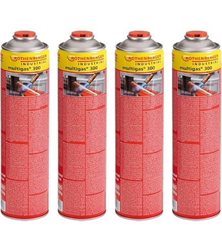 CFH Druckgasdose UG 440 – Propan/Butan-Gemisch, 440 G, Mit Schraubanschluss DIN EN 417