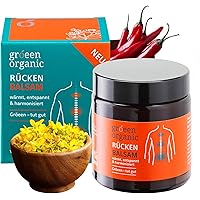 gröeen organic Rückenbalsam und Wärmecreme – 100 ml Wärme-Balsam zur Entspannung von Rücken und Nacken nach dem Rezept…