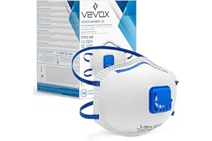 VEVOX® Masques FFP3 / FFP2 - choisissez entre FFP3 et FFP2- paquet de 5, 10 ou 20 pièces - avec étanchéité confort light- ffp3 / ffp2 respirator facemask - masque respiratoire ffp3 avec valve
