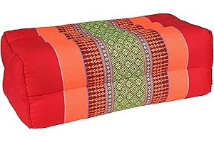 ANADEO YogaProducts Standard - Coussin de Yoga et Méditation Standard Zafu - Kapok Haute Densité 100% Naturel - Confort et Fermeté - Stabilité d'Assise