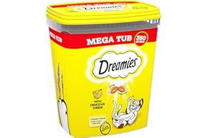 Dreamies Cat Treats Cheese 350g (pack of 2)