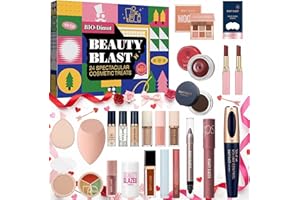 BELIKY GIRL 24-teiliges Neujahrs-Schminkset, Kosmetik-Überraschungsset für Frauen und Mädchen, All-in-One-Geschenkset, Kosmetik-Starter-Set