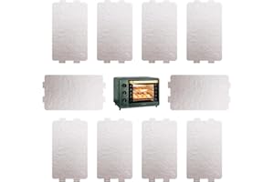 LEUUD 10 Mica per Microonde, Foglio di Mica per Microonde Universale Copertura di Guida d'Onda per Cucina Forno a Microonde, Piastra di Mica per Microonde Fogli di Mica, 11,5 * 6,5 cm