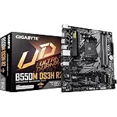 GIGABYTE B550M DS3H R2.0 AM4 DDR4 4733MHz(OC) PCIe 4.0 M.2 NVMe Gigabit LAN mATX Anakart