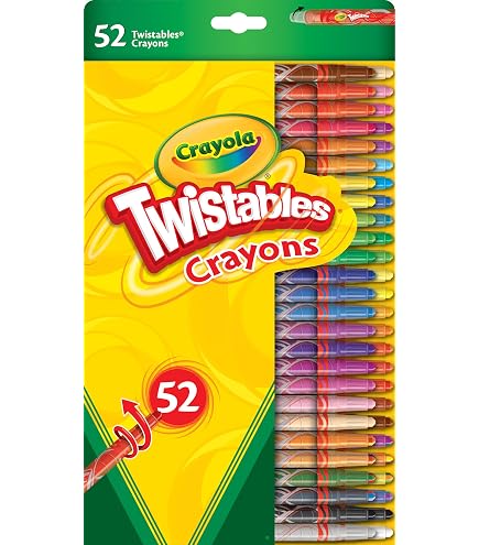Crayola - Pastelli colorati, 64 pz