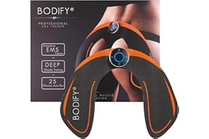 ‎BODIFY Bodify® EMS Trainingsgerät zur gezielten Stimulation der Po Muskulatur! - Muskelaufbau - EMS Hüfttrainer - Elektro Stimulationsgerät Po Muskeln - Fitness Training für Frauen DAS ORIGINAL