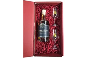 TABAKLAND ...ALLES WAS ANMACHT! Likör DIVERSITY SPIRITS Butterscotch 20% Vol. + 2 hochwertige Signatory-Gläser mit 2 und 4 cl Eichstrich im Geschenkset (1 x 0,7 Ltr) - Perfekt für besondere Anlässe